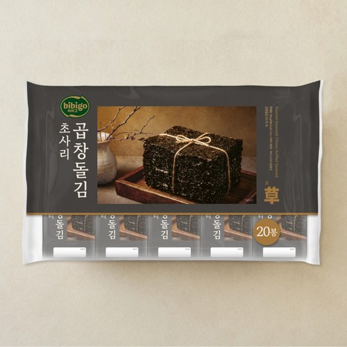 CJ 비비고 초사리 곱창돌김 (5G*20봉)