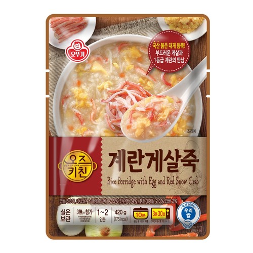 오뚜기 오즈키친 계란게살죽 (420G)