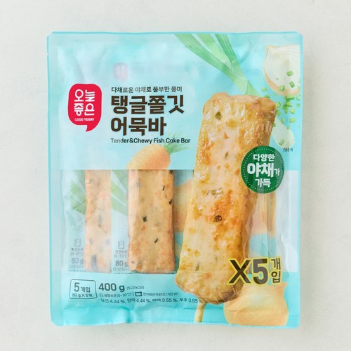 오늘좋은 탱글쫄깃 어묵바 (400G)