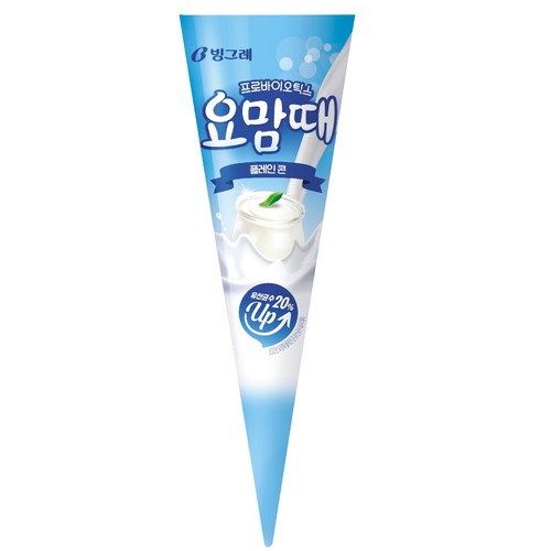 빙그레 요맘때콘 (플레인) (150ML)