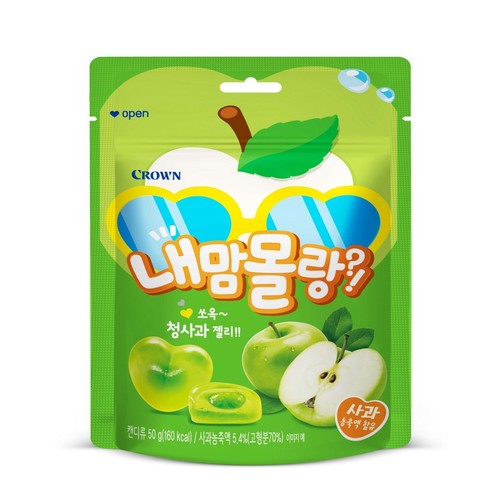 크라운 내맘몰랑 청사과 (50G)