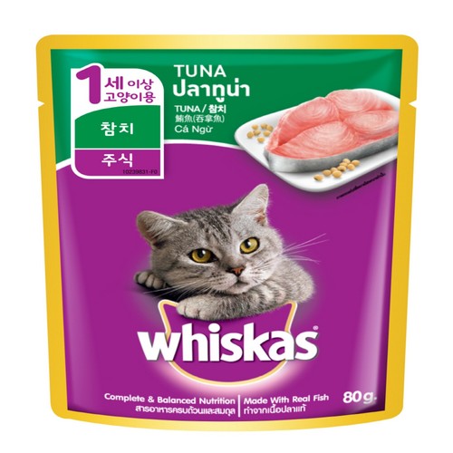 위스카스 파우치(참치) (80G)