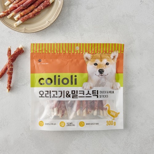 콜리올리 오리고기 & 밀크스틱 (300G)