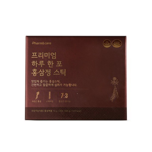[추석 선물세트 사전예약] 약사신협 프리미엄 하루한포 홍삼정스틱 (10G*30포)