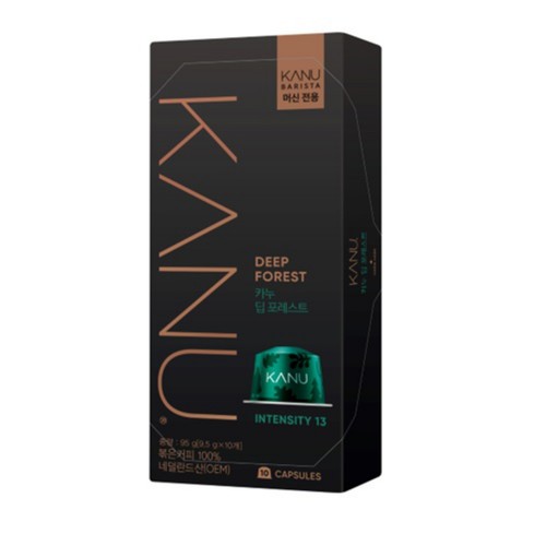 카누 바리스타 딥 포레스트 캡슐 (9.5G*10입)
