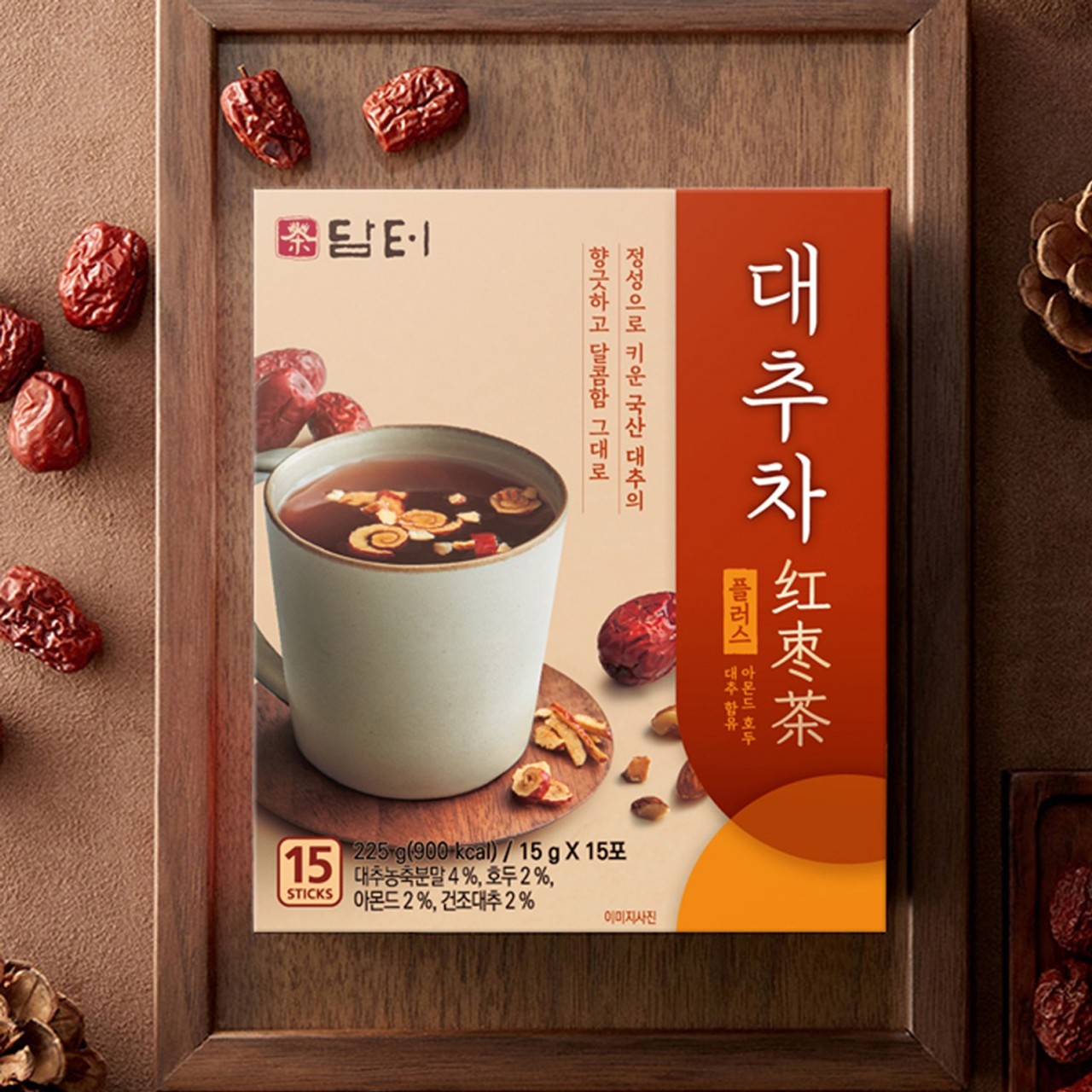 담터 대추차 플러스 (15G*15입)ㅣ롯데마트 제타 최상의 신선 식품과 다양한 간편식을 롯데마트 제타에서 만나보세요