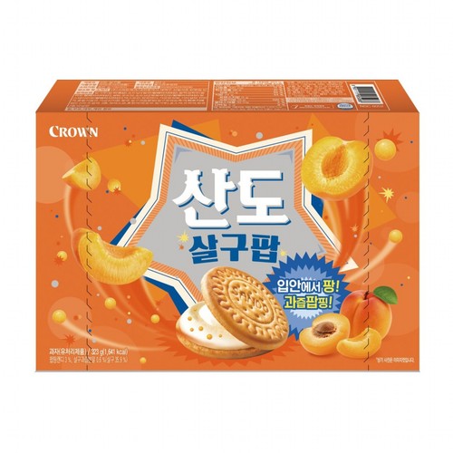 크라운 산도 살구팝 (323G)
