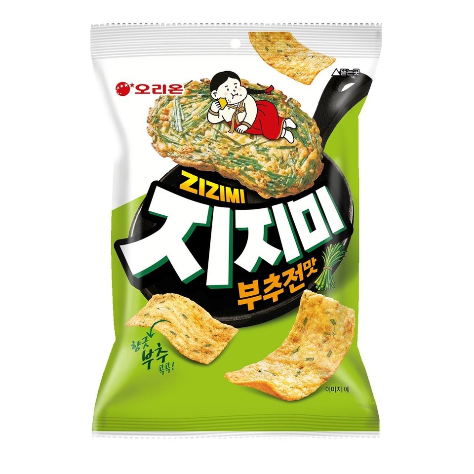 Orion Fragrant Chive ZIZIMI Jijimi Kokkok! Chive Pancake Flavor Image Yes