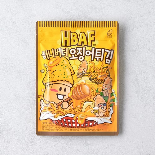 HBAF 허니버터 오징어튀김 (100G)