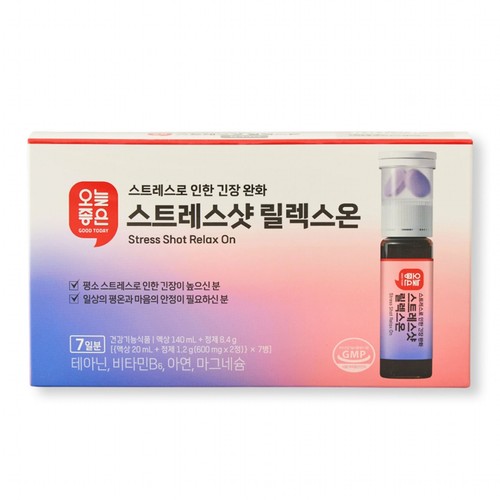 오늘좋은 스트레스샷 릴렉스온 (20ML*7병)