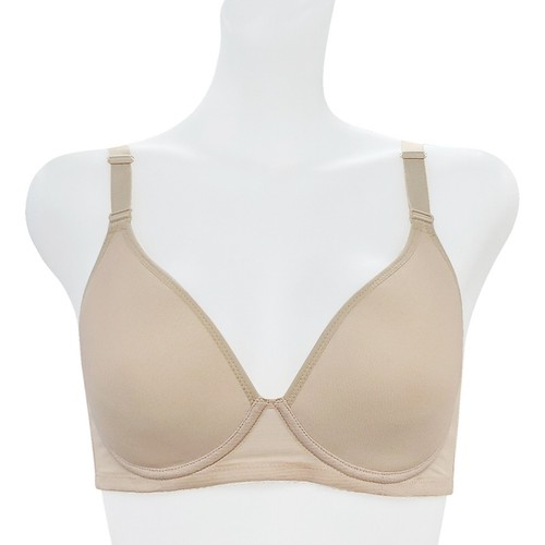 BEIGE/90C 비비안 BCD 큰컵 노와이어 브라