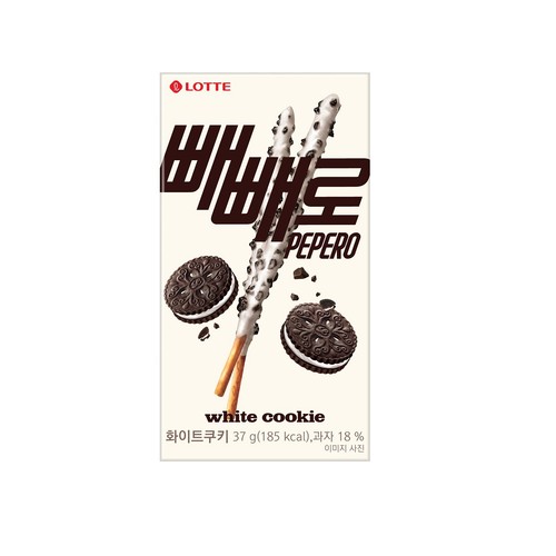 롯데 빼빼로 화이트쿠키 (37G)