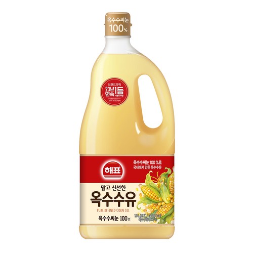 해표 옥수수유 (1.8L)