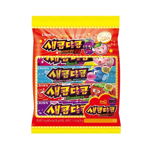 크라운 새콤달콤모음 (116G)