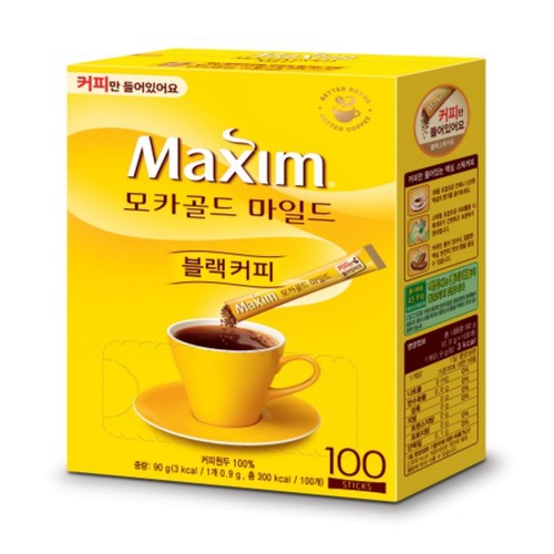 맥심 모카골드 블랙스틱 (0.9g*100)