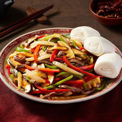 마이셰프 만찢남 소고기 고추잡채와 꽃빵 (560G)