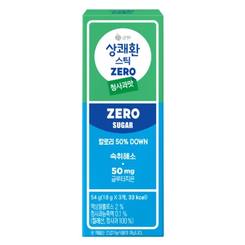 상쾌환스틱형 사과맛 (18G*3입)
