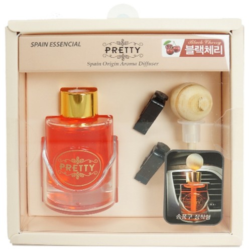 프리티 송풍구형 방향제 (블랙체리) (30ML)