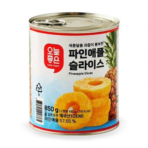 오늘좋은 파인애플 슬라이스 (850G)
