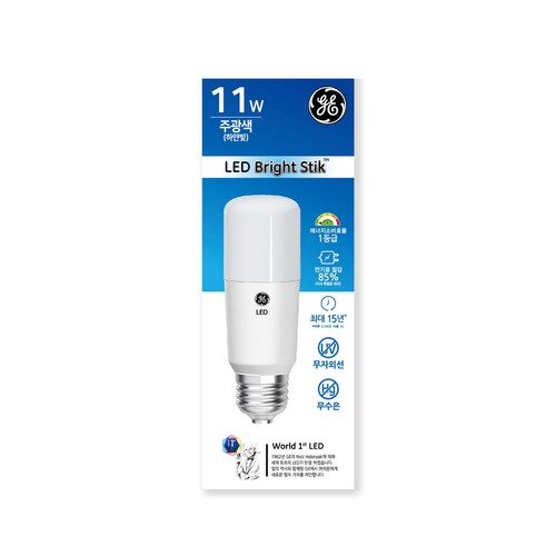 GE 스틱 LED (주광색) 11W (1입)