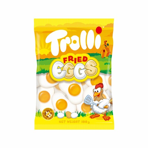 트롤리 계란후라이 모양젤리 (100G)
