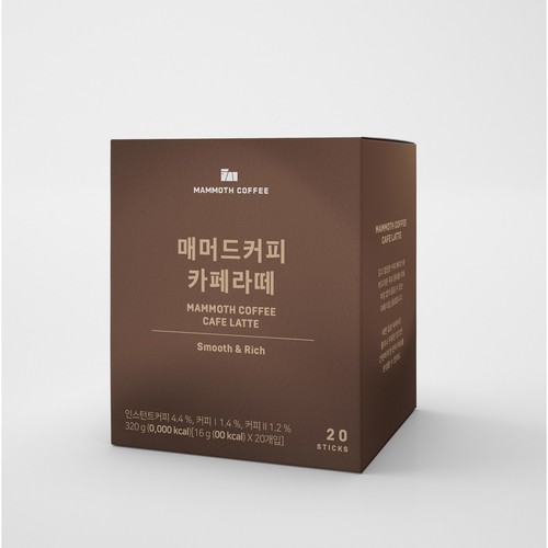 매머드 카페라떼 (16G*20입)