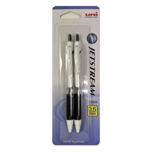 제트스트림 볼펜 흑2본 0.5mm (2입)
