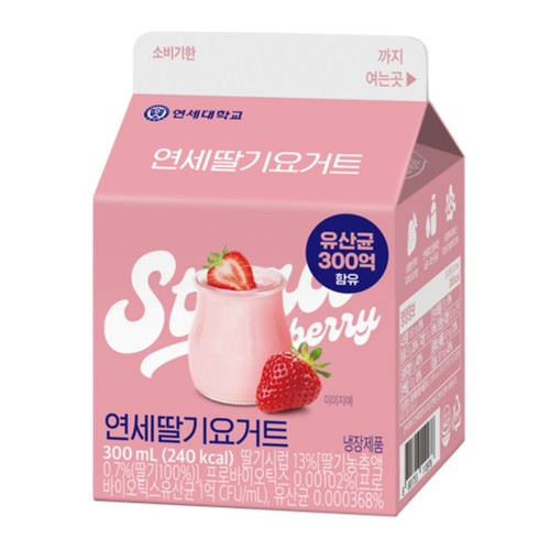 연세 딸기 요거트 (300ML)