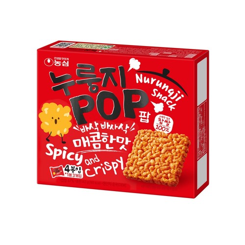 농심 누룽지팝 매콤한맛 (142G)