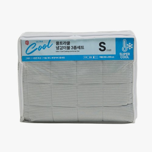 오늘좋은 울트라쿨 냉감이불 3종세트(S) (150*200CM)