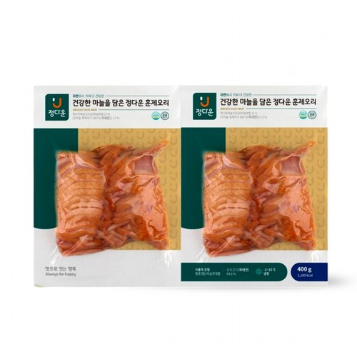 마늘담은 훈제오리(200G+200G) (400G)