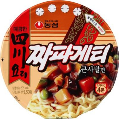 농심 사천요리짜파게티 큰사발 (115g)