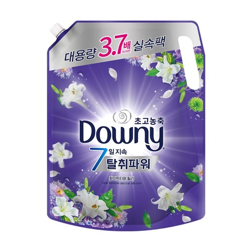 다우니 섬유유연제 화이트티와 릴리 (리필) (2.6L)
