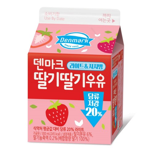 동원 덴마크 딸기딸기 우유 (300ML)