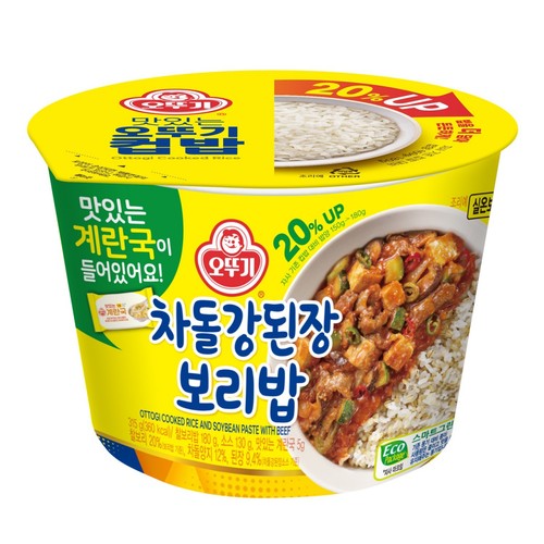 오뚜기 컵밥 차돌강된장보리밥 (310G)