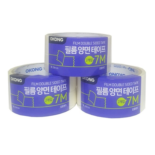  오공 필름양면테이프 (24MM*7M*2입)