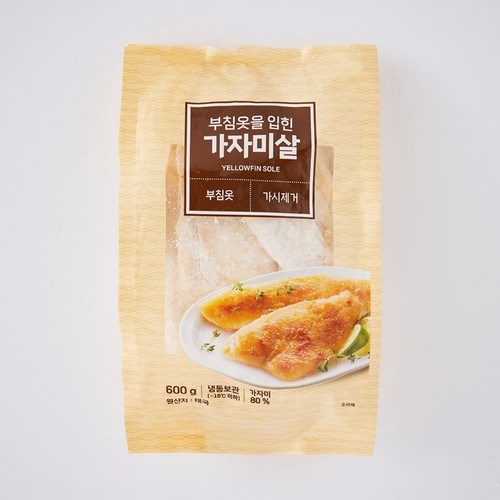 부침옷을 입힌 가자미살 (600G/팩)