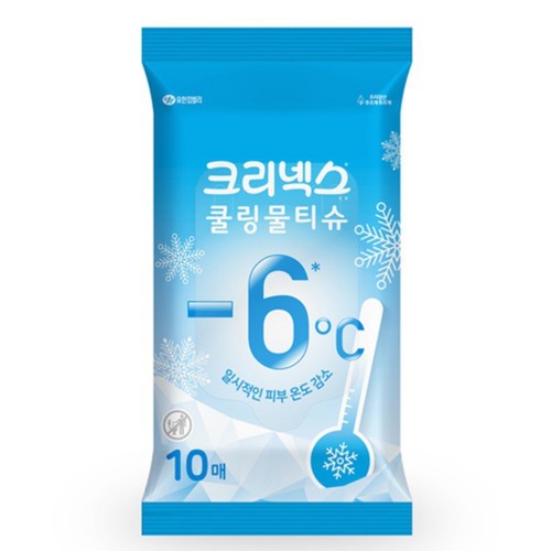 크리넥스 쿨링물티슈 (10매)