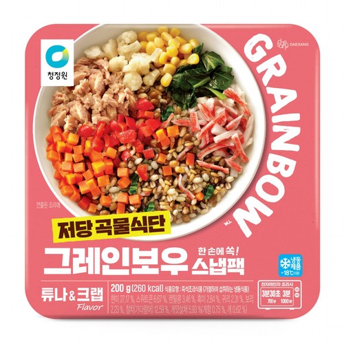 청정원 그레인보우 튜나&크랩 (200G)