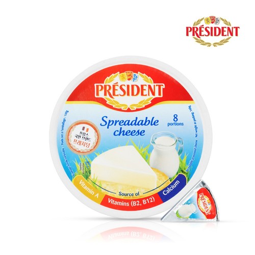 프레지덩 스프레더블 치즈(8포션) (140G)
