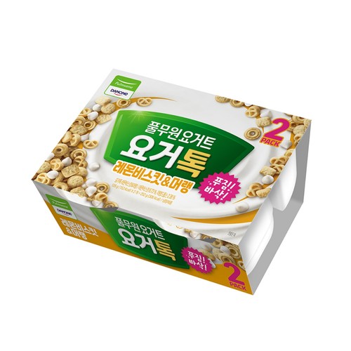 풀무원다논 요거톡 레몬머랭 (126G*2입)