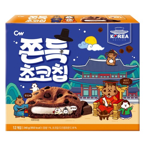 청우 쫀득초코칩 K-EDITION (240G)