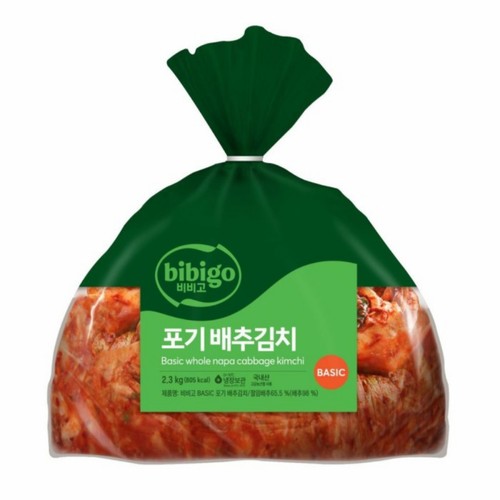 CJ 비비고 포기 배추김치 베이직 (2.3KG)