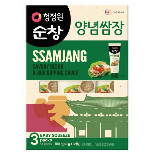 청정원 순창 양념쌈장 K-푸드 패키지 (180G)