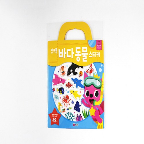 핑크퐁 바다동물스티커 (3세이상)