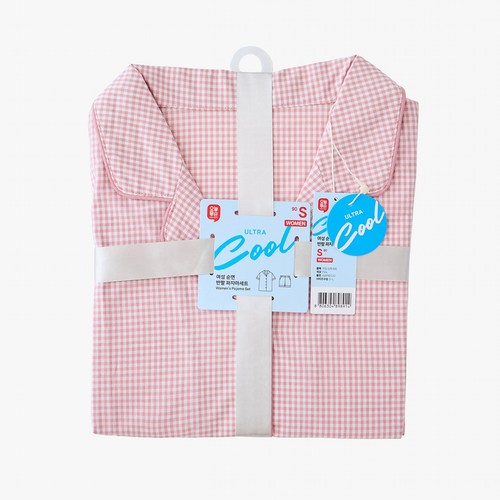 PINK/S 오늘좋은 여성 순면반팔 파자마세트