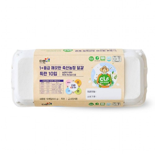 1+등급 깨끗한 축산농장 특란/10입 (10입/600G)