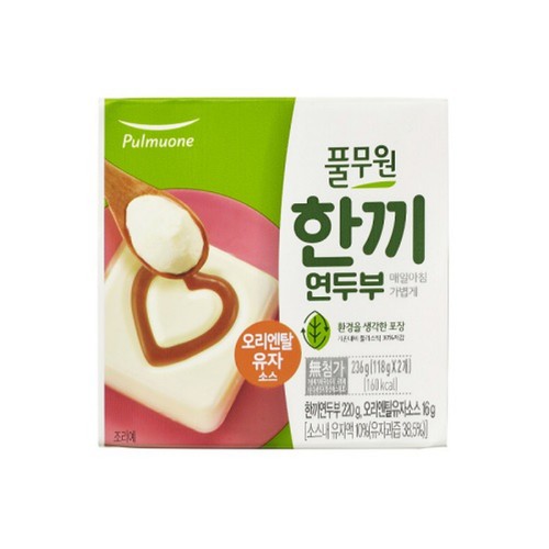 풀무원 한끼 연두부 오리엔탈 유자 (236G)