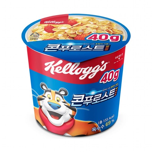 켈로그 콘푸로스트 컵 시리얼 (40G)