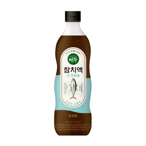 샘표 연두 참치액 국 무침용 (890G)